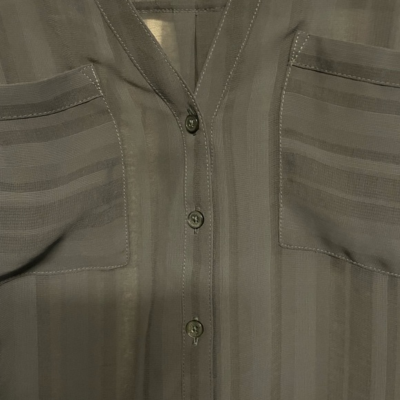 Express Slim Fit Portofino Button Down Shirt - Picture 3 of 6